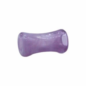 Bone Shape - 11 x 5mm - Purple Marble