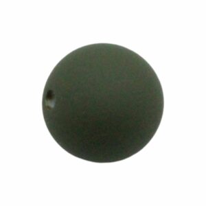 Round Bead – 16mm – Matte Olive