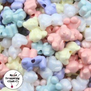 Teddy Bear - 18 x 16mm - Powder Mix