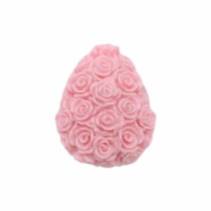 Drop - Floral - 16 x 13mm - Pink