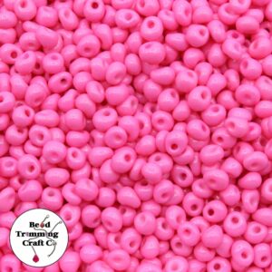 Drop Bead - 5mm - Dark Pink – Price per gram