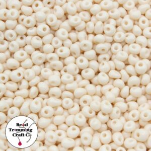 Drop Bead - 5mm - Beige – Price per gram