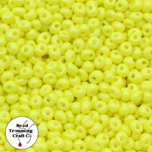 Drop Bead - 5mm - Yellow – Price per gram