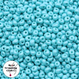 Drop Bead - 5mm - Powder Blue – Price per gram