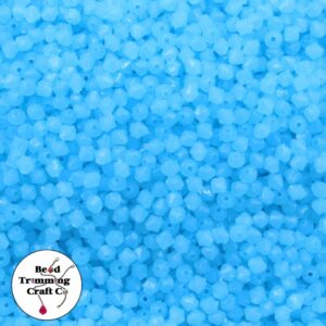 Bicone Bead – 4mm – Air Blue Opal - Price per gram