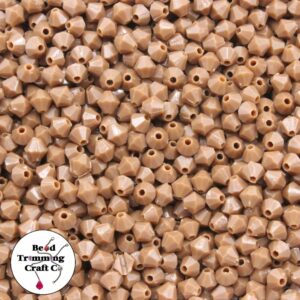 Bicone Bead – 5mm – Brown - Price per gram