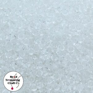 Bicone Bead – 5mm – Clear - Price per gram