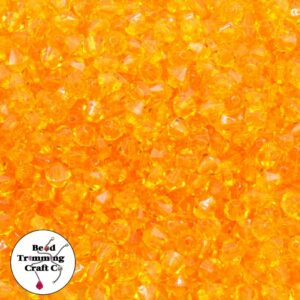 Bicone Bead – 5mm – Orange T/P - Price per gram