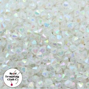 Bicone Bead – 4mm – AB - Price per gram