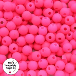 Round Bead – 10mm – Neon Pink