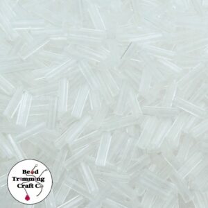 Tube Bead – 11mm – Clear