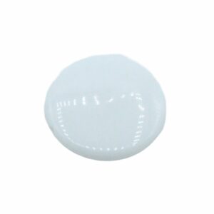 Round Bead – Coin Shape - 21mm – White
