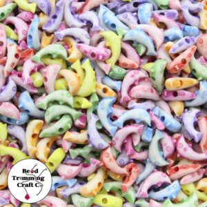 Dolphin Bead - 12mm - Mix Colour - Price per gram