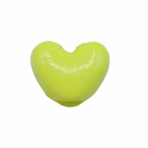 Heart Pony Bead – 12mm – Yellow