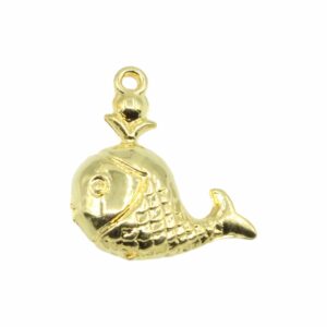 Fish Charm - 25mm – Gold