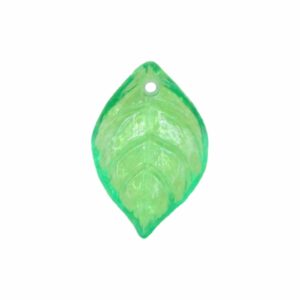 Leaf - 15mm - Transparent Green