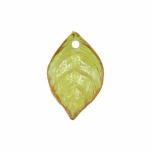Leaf - 15mm - Transparent Topaz
