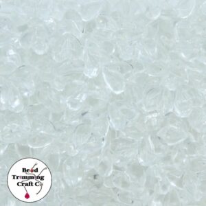 Heart Bead - 10mm - Clear