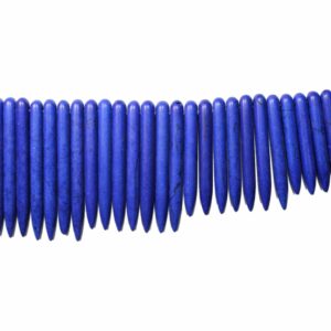 Spike Beads – 20 to 40mm - Blue - 40cm Strand