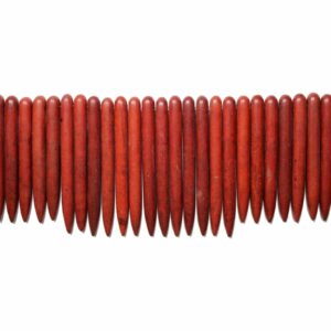 Spike Beads – 20 to 40mm - Brown - 40cm Strand