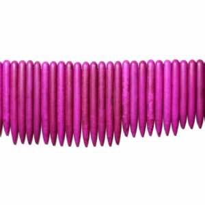 Spike Beads – 20 to 40mm - Dark Pink - 40cm Strand