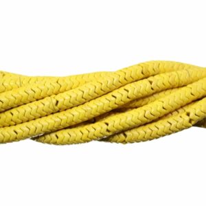 Snake Beads – 8mm - Yellow - 40cm Strand