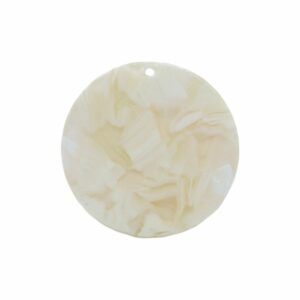 Round Cloud Pendant - 28mm – Apricot