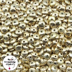 Spacer Bead - Gold - 6mm - 100 Pieces