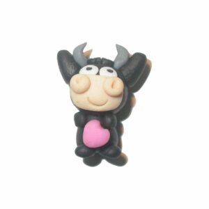 Cow Bead - 30mm - Black