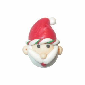 Santa Head Bead - 20mm