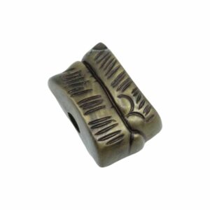 Trunk Bead – 24mm – Antique Brass