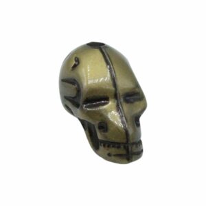 Skull Bead - 20mm – Antique Brass