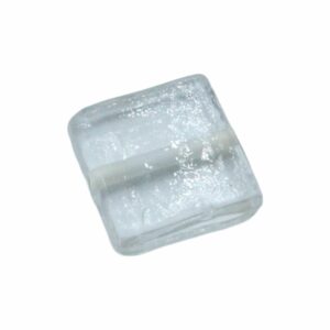 Square Bead - Flat - 20mm - Clear TP