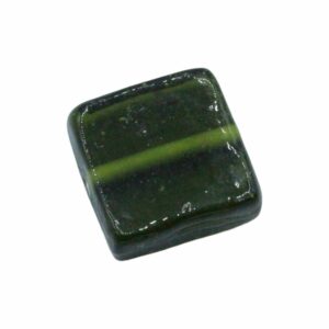 Square Bead - Flat - 20mm - Green TP