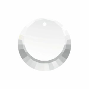 Swarovski 6210 – Round Crescent Drop - 27mm - Crystal
