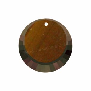 Swarovski 6210 – Round Crescent Drop - 27mm - Tabac