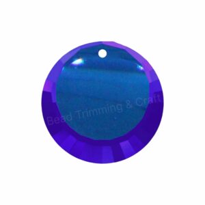 Swarovski 6210 – Round Crescent Drop - 27mm - Heliotrope