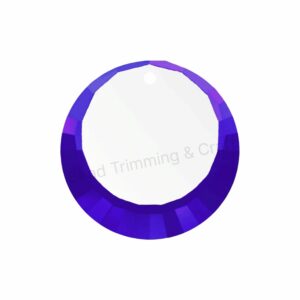 Swarovski 6210 – Round Crescent Drop - 27mm - Heliotrope Z