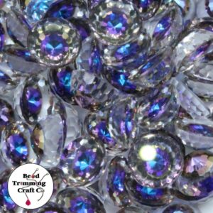 Swarovski Fancy Cabochon - 8mm - Heliotrope