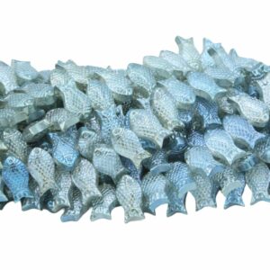 Fish Bead - 15 x 8mm - 84cm Strand - Erinite