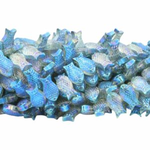 Fish Bead - 15 x 8mm - 84cm Strand - Paradise Shine