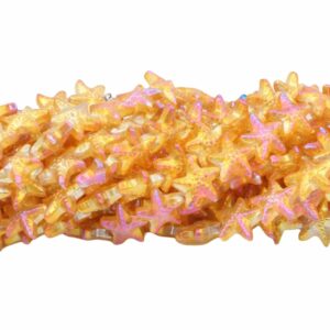 Starfish Bead - 15mm - 70cm Strand - Astral Pink