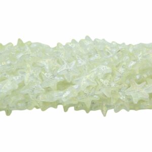 Starfish Bead - 15mm - 70cm Strand - Jonquil