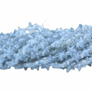 Starfish Bead - 15mm - 70cm Strand - Blue Shade