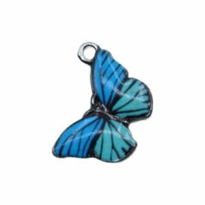 Butterfly Charm - 21mm - Ant Silver