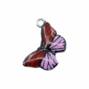 Butterfly Charm - 21mm - Ant Silver