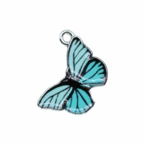 Butterfly Charm - 21mm - Ant Silver