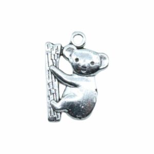 Koala Charm - 20mm - Ant Silver