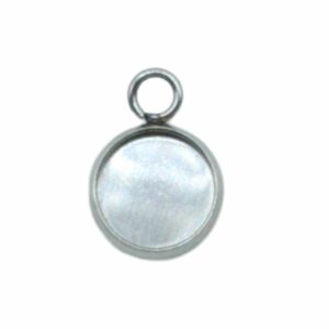 Bezel Setting - Round - Stainless Steel - 10mm