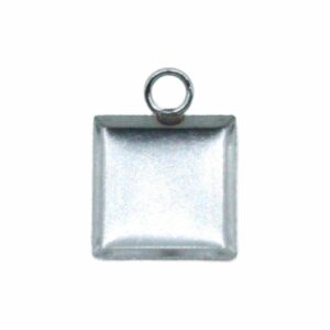 Bezel Setting - Square - Stainless Steel - 10mm
